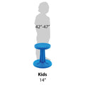 Kore Patented WOBBLE Chair | Now Antimicrobial Protection | Stem Flexible Seating | Made in the USA - Active Sitting Kids - Various Sizes & Colors - LakiKid