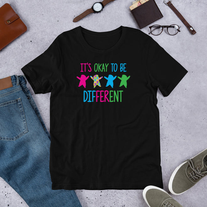 Autism Dad T Shirts | It's Okay To Be Different - LakiKid