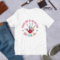 Autism Dad T Shirts | Proud Dad Of An Autism Superhero Hand Print - LakiKid