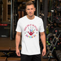 Autism Dad T Shirts | Proud Dad Of An Autism Superhero Hand Print - LakiKid