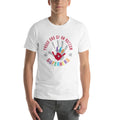 Autism Dad T Shirts | Proud Dad Of An Autism Superhero Hand Print - LakiKid