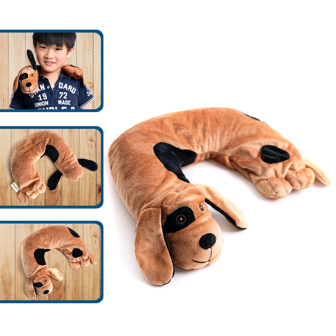 Weighted Neck Pillow for Kids: Perfect Travel Companion for long plane and car rides with Extra Sensory Input. Help Anxiety in Kid - 3 lbs by LakiKid - LakiKid