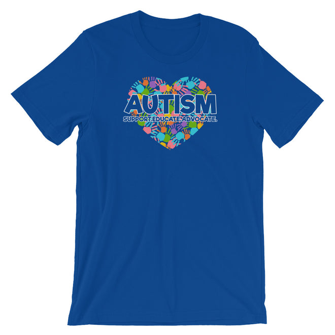 Autism Dad T Shirts | Support Educate Advocate - LakiKid