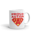 Autism Awareness Merchandise | Proud Autism Dad Superhero Shield Mugs - LakiKid