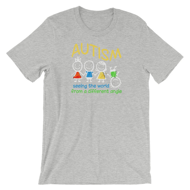 Autism Dad T Shirts | Seeing The World At A Different Angle - LakiKid