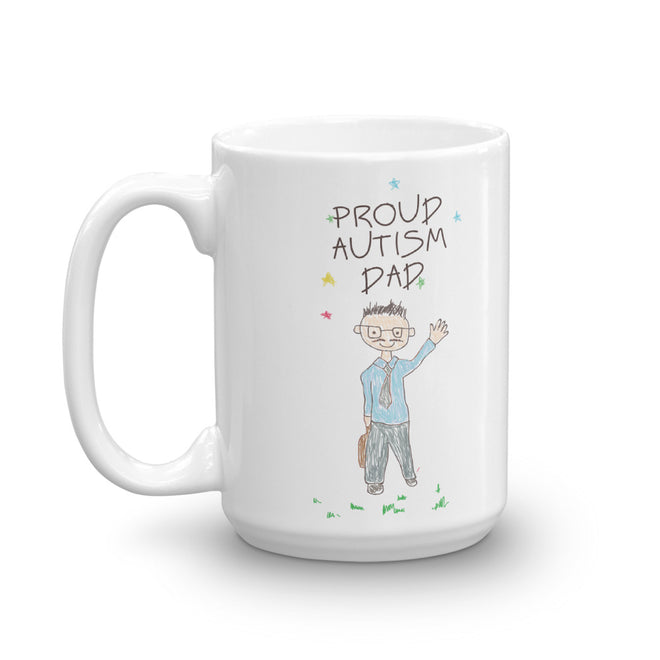 Autism Awareness Merchandise | Proud Autism Dad Mugs - LakiKid