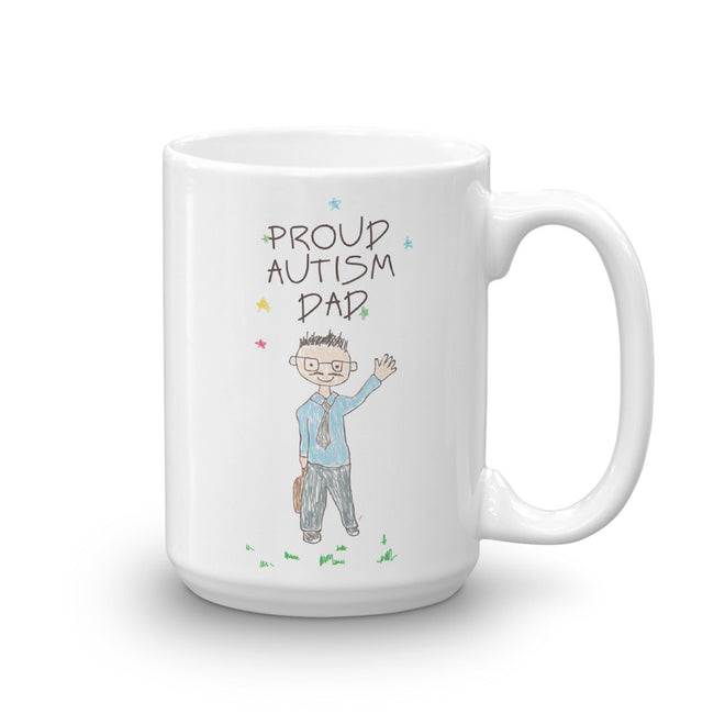 Autism Awareness Merchandise | Proud Autism Dad Mugs - LakiKid