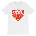 Autism Dad T Shirts | Proud Autism Dad Superhero Shield - LakiKid