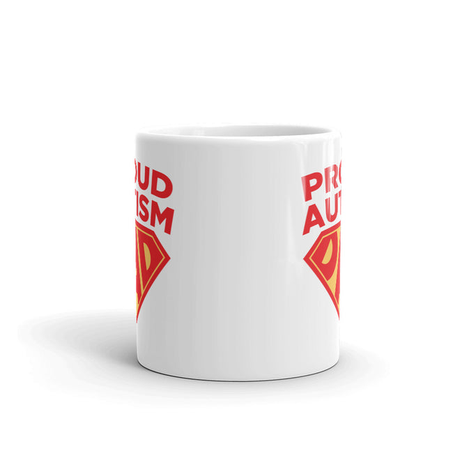 Autism Awareness Merchandise | Proud Autism Dad Superhero Shield Mugs - LakiKid