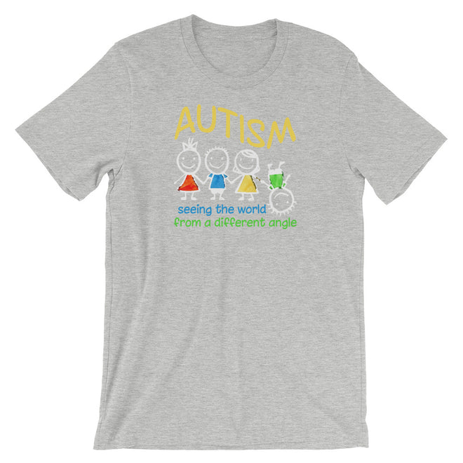 Autism Dad T Shirts | Seeing The World At A Different Angle - LakiKid