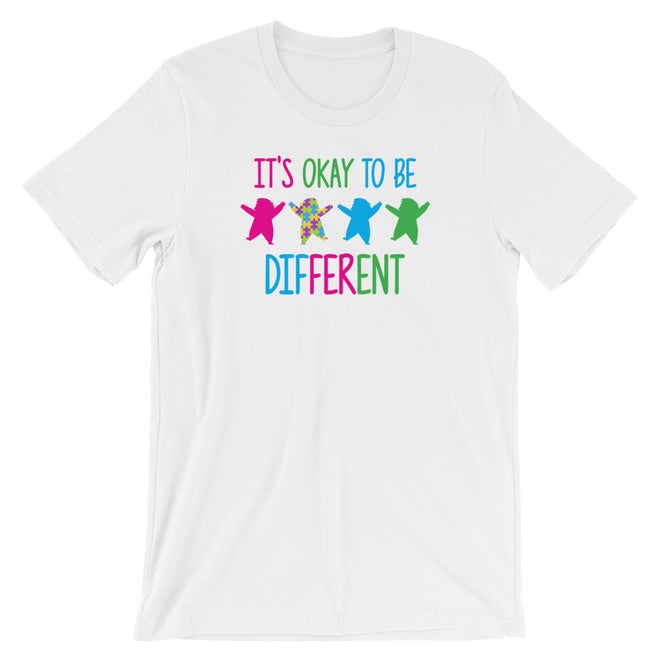 Autism Dad T Shirts | It's Okay To Be Different - LakiKid