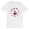 Autism Dad T Shirts | Proud Dad Of An Autism Superhero Hand Print - LakiKid